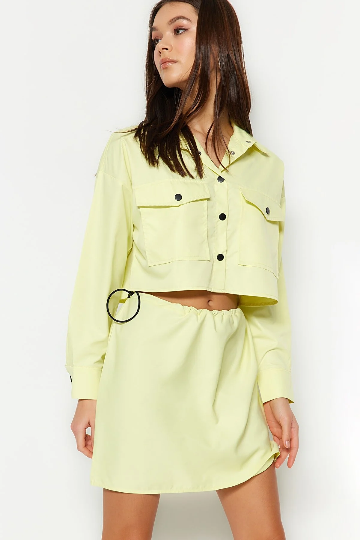 Trendyol Collection Yellow Skirt for Women - Picks for Less UAE