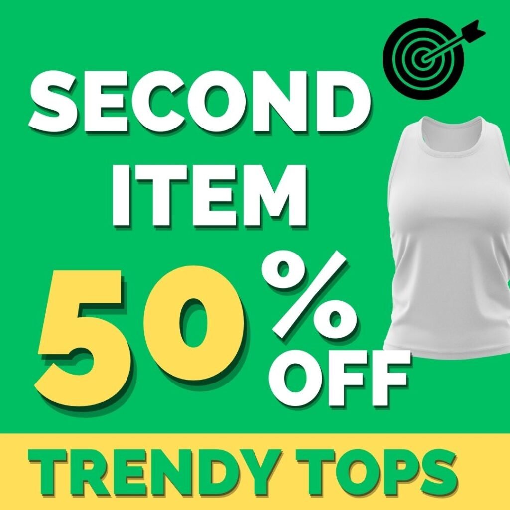 Offer 50% Off Trendy Tops