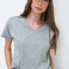 Xlacati Collection Grey T Shirt for Women by Picks for Less