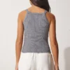 Happiness Istanbul Collection Grey Crop Top for Women by Picks for Less