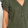 Trendyol Collection  - Khaki T-shirt for Women by Picks for Less
