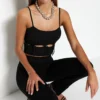 Trendyol Collection Black Crop Top for Women by Picks for Less