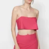 Trendyol Collection Pink Shaded Crop Top for Women by Picks for Less