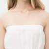 Koton Collection White Crop Top by Picks for Less