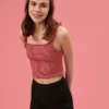 Ole by Koton Red Crop Top for Women by Picks for Less
