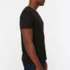 Trendyol Collection Black T-Shirt for Men by Picks for Less