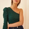 Happiness Istanbul Collection Green Blouse for Women by Picks for Less